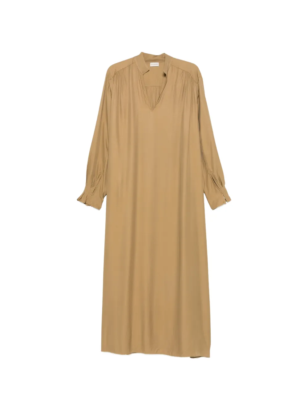 By Malene Birger Daylia V-neck midi dress - Nude