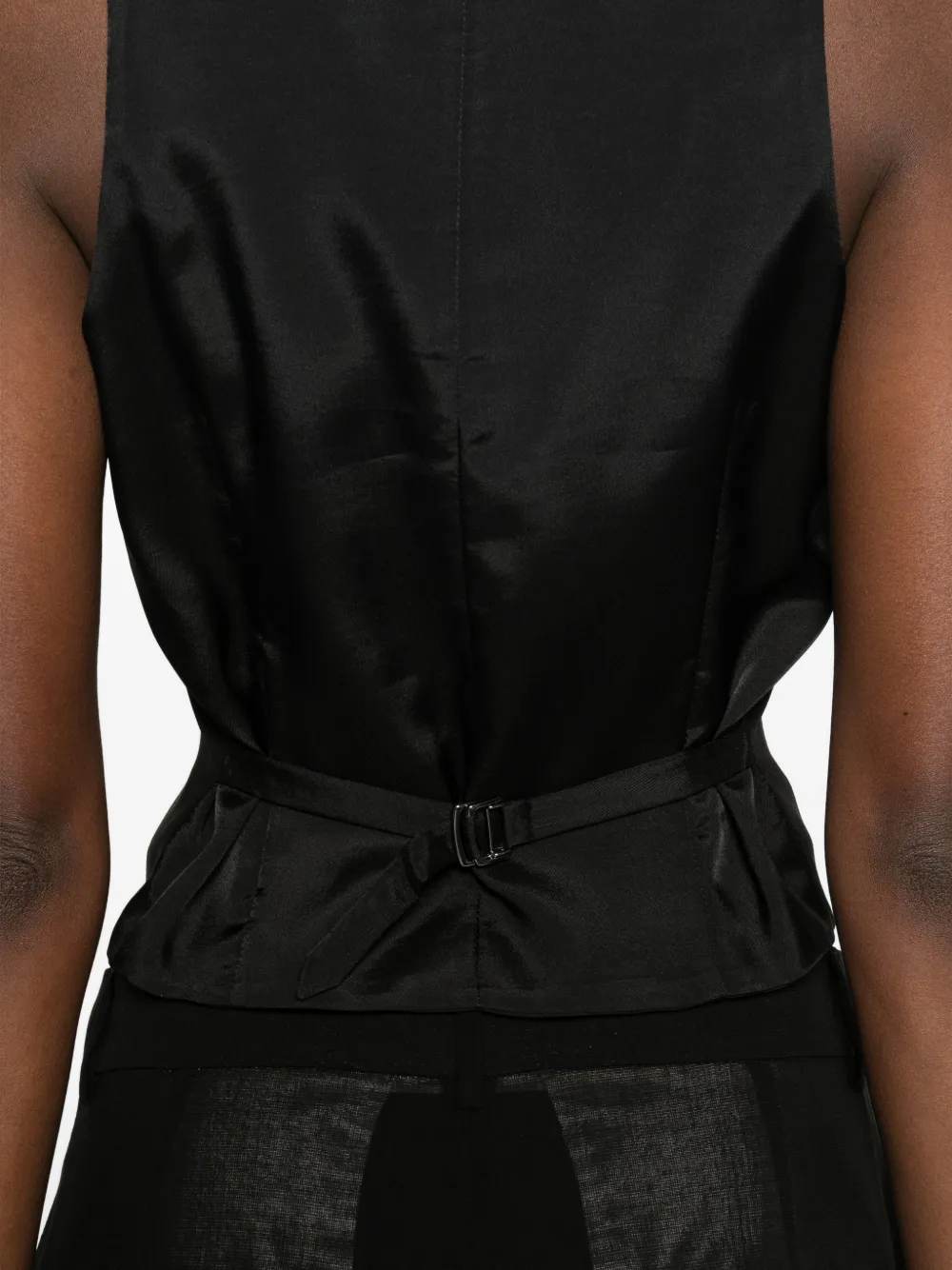 Blumarine Gilet met knopen Zwart