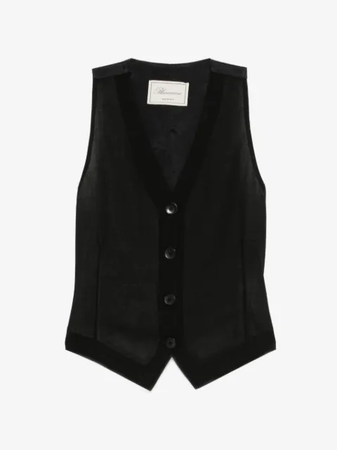 Blumarine button gilet