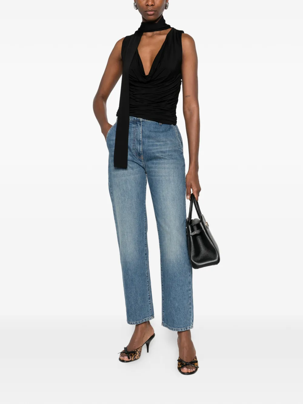  Mvp Wardrobe Straight-leg Trousers - Blue 