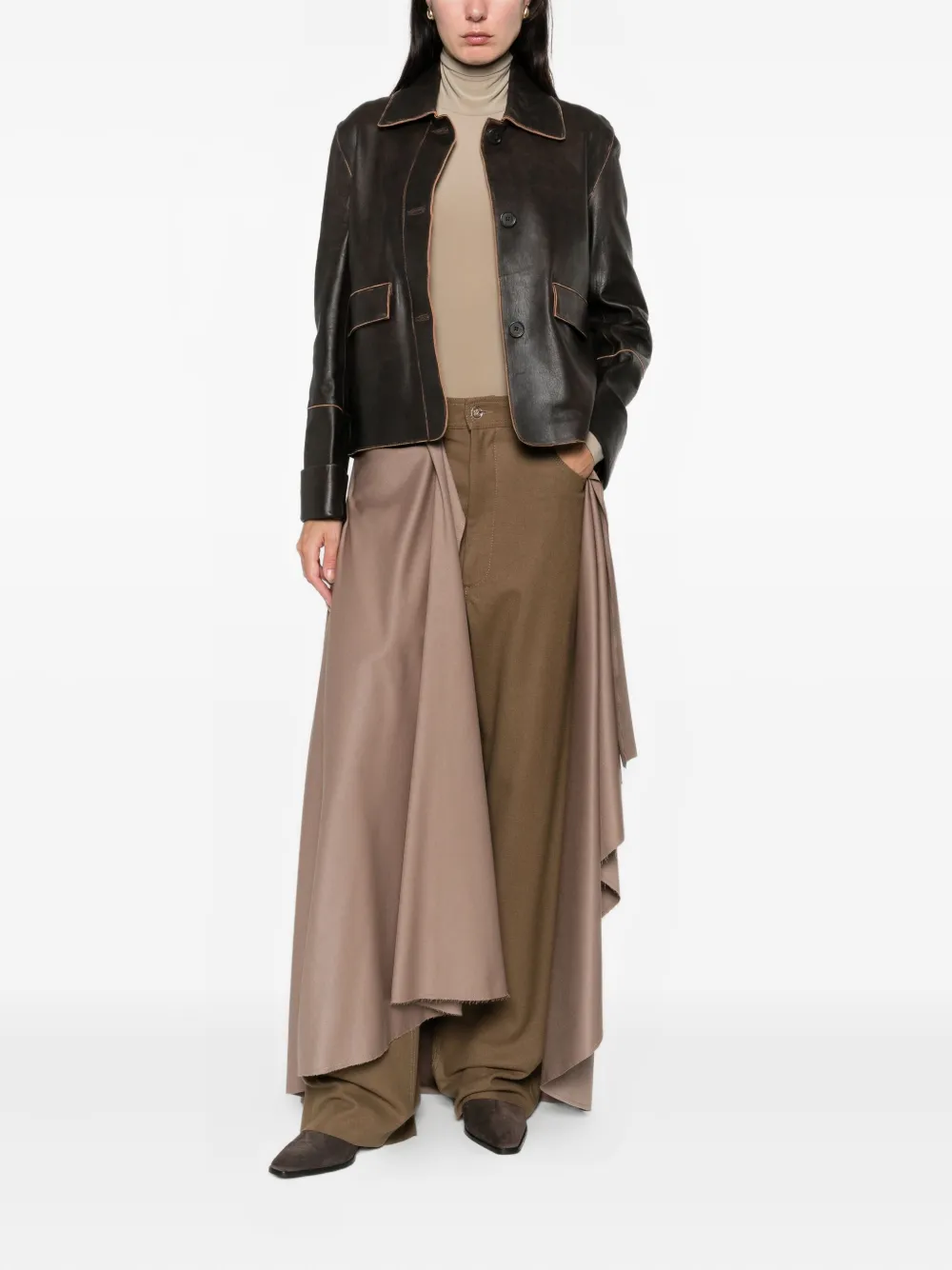 MARBELL Erin draped panel trousers | Pantalones rectos | Image 2