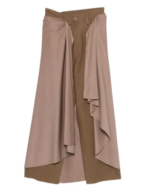 MARBELL Erin draped panel trousers