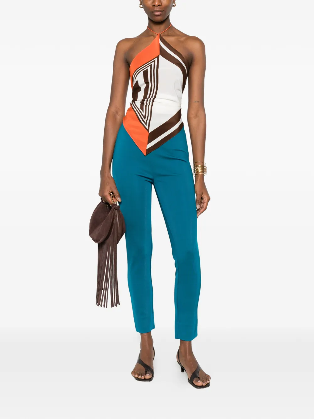 Missoni Pantalon met textuur Blauw