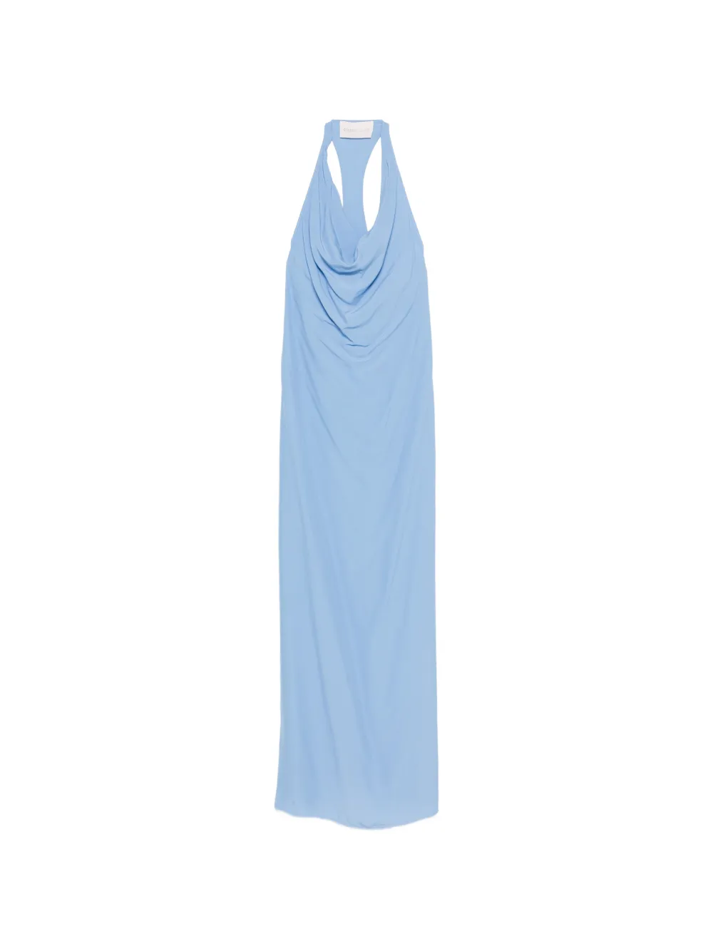 Circus Hotel cowl halter maxi dress - Blu