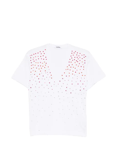 Vivetta camiseta con cuello en V