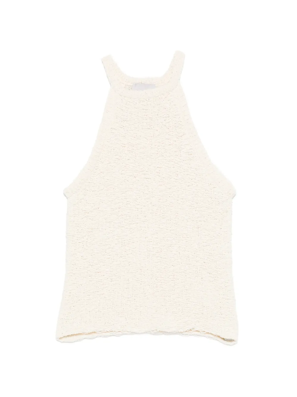 Halfboy textured top - Toni neutri