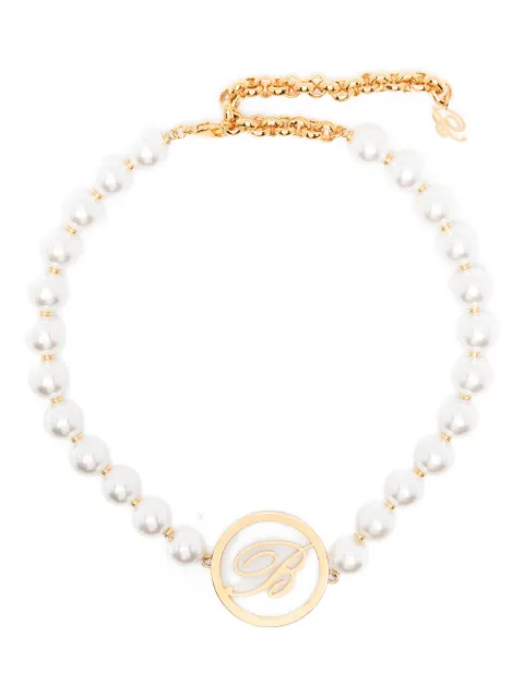 Blumarine logo-detail necklaces