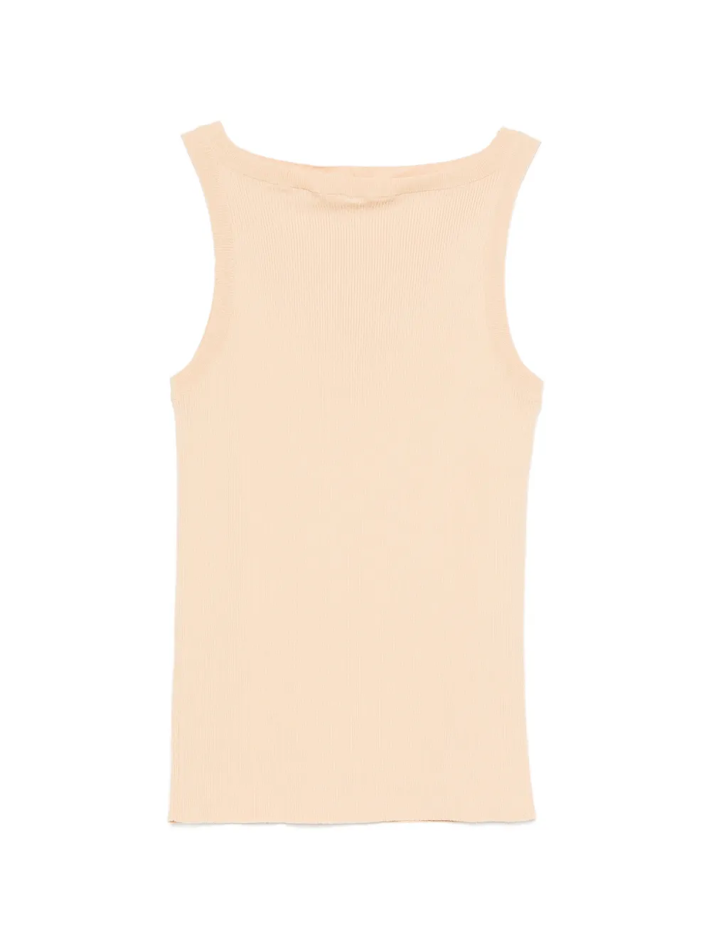 Liviana Conti Ribgebreide tanktop Beige
