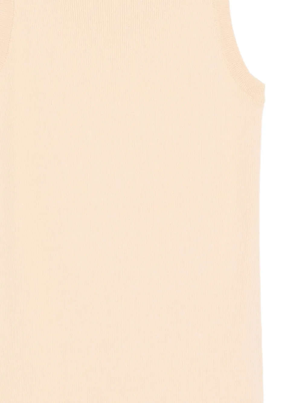 Liviana Conti Ribgebreide tanktop Beige