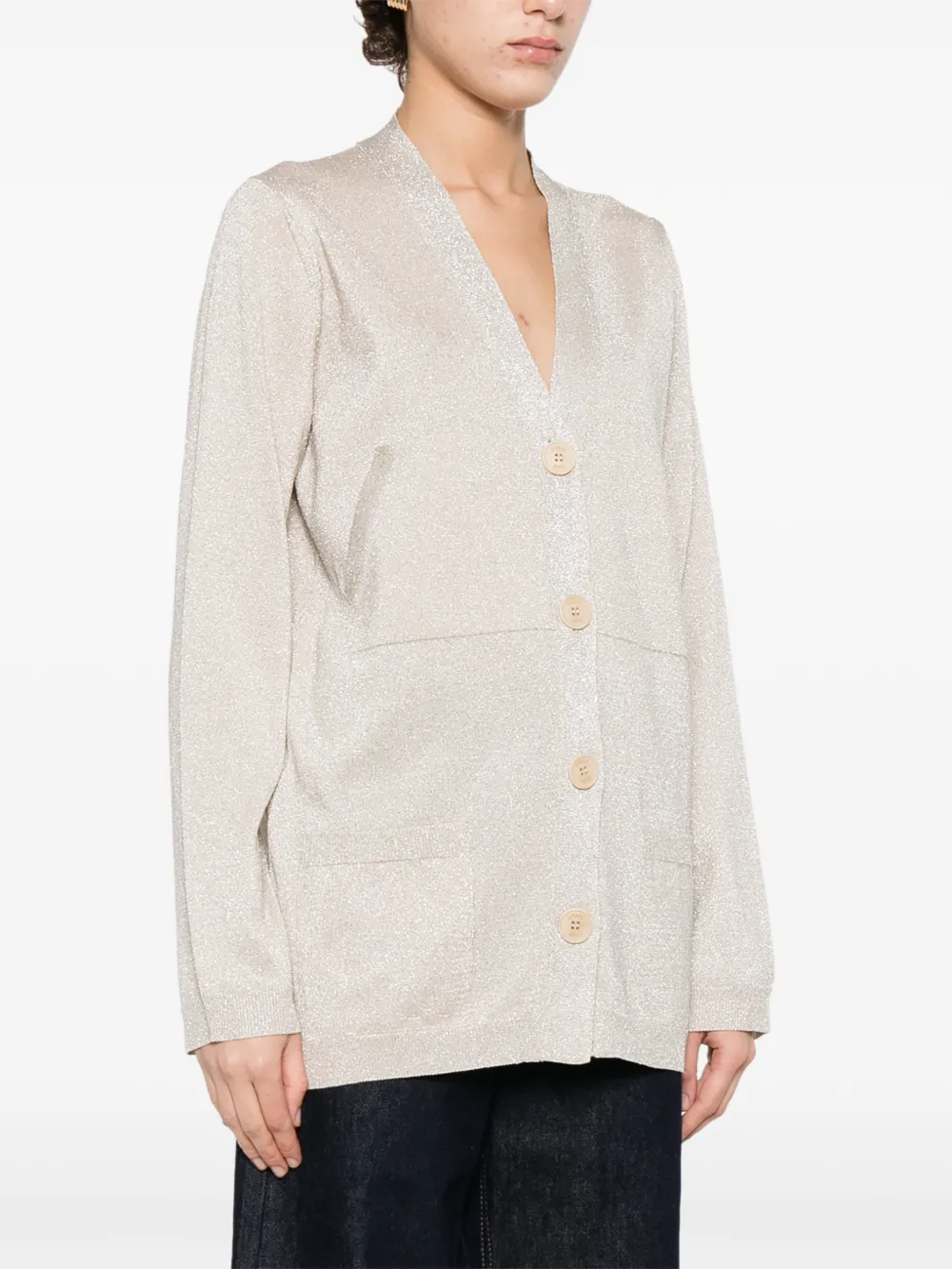 Circus Hotel Button Pocket Jacket - Neutrals 