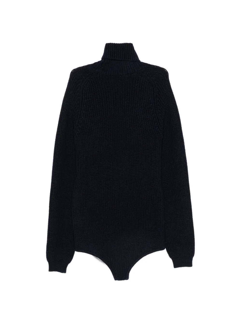  Nº21 Body Con Cuello Vuelto - Azul 