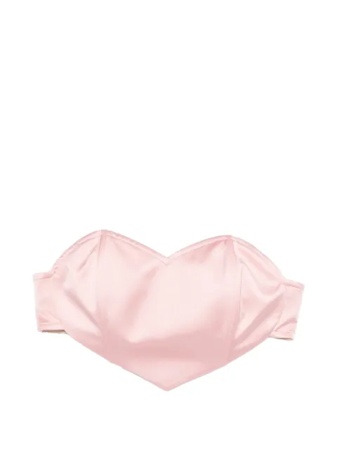 Vivetta sweetheart-neck strapless top