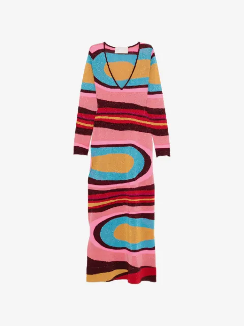 Circus Hotel abstract-pattern maxi dress
