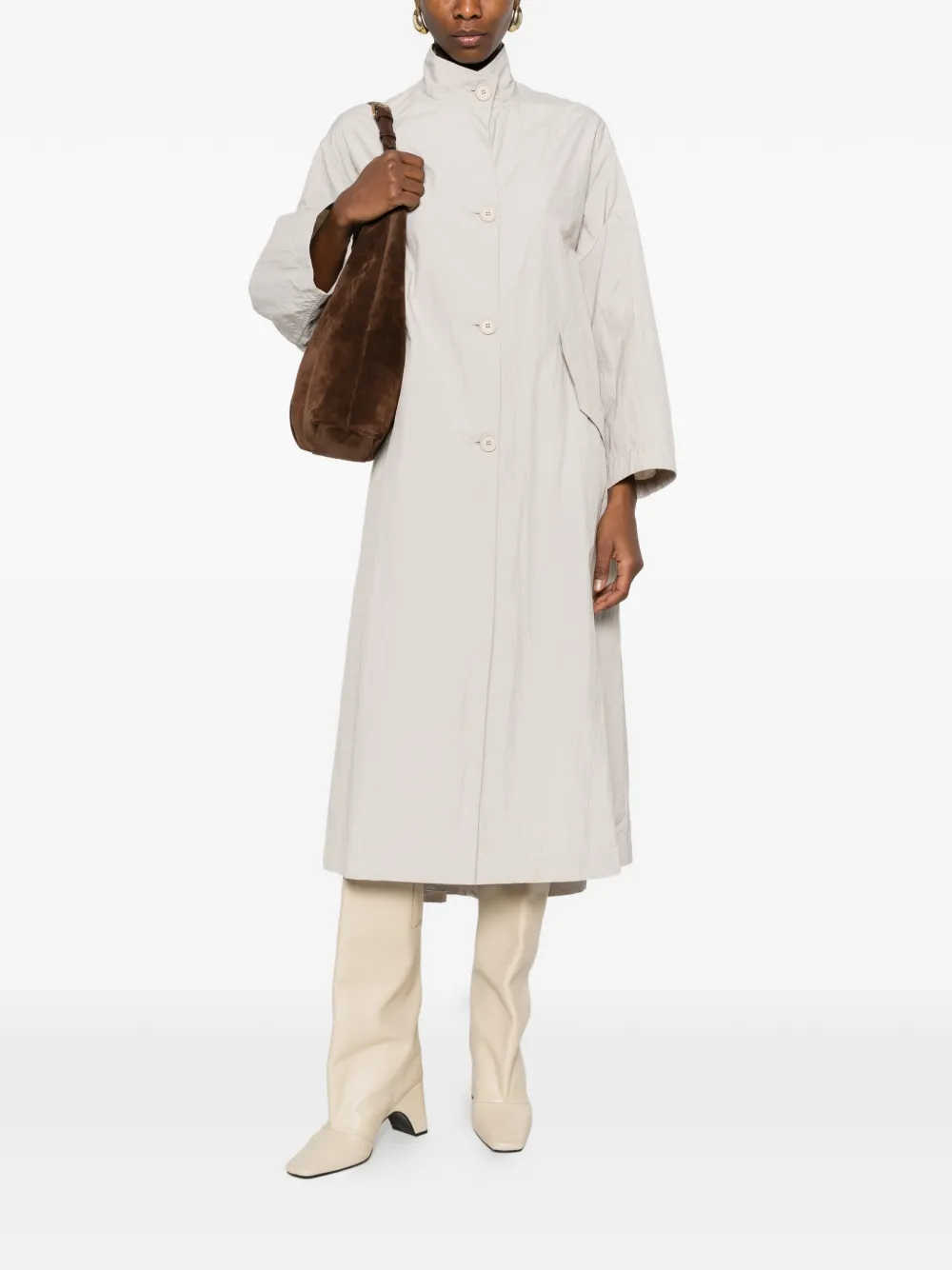  Erika Cavallini Single-breasted Coat - Neutrals 