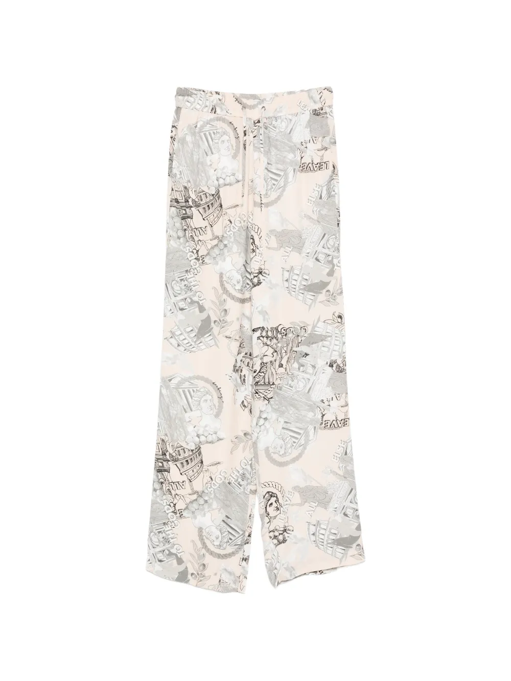 Iceberg patterned palazzo pants - Arancione