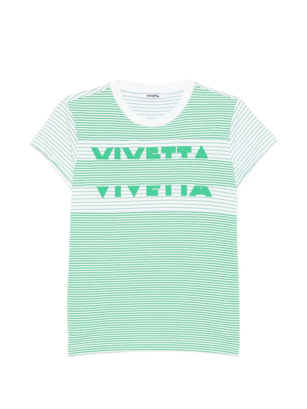 Vivetta striped T-shirt - Verde
