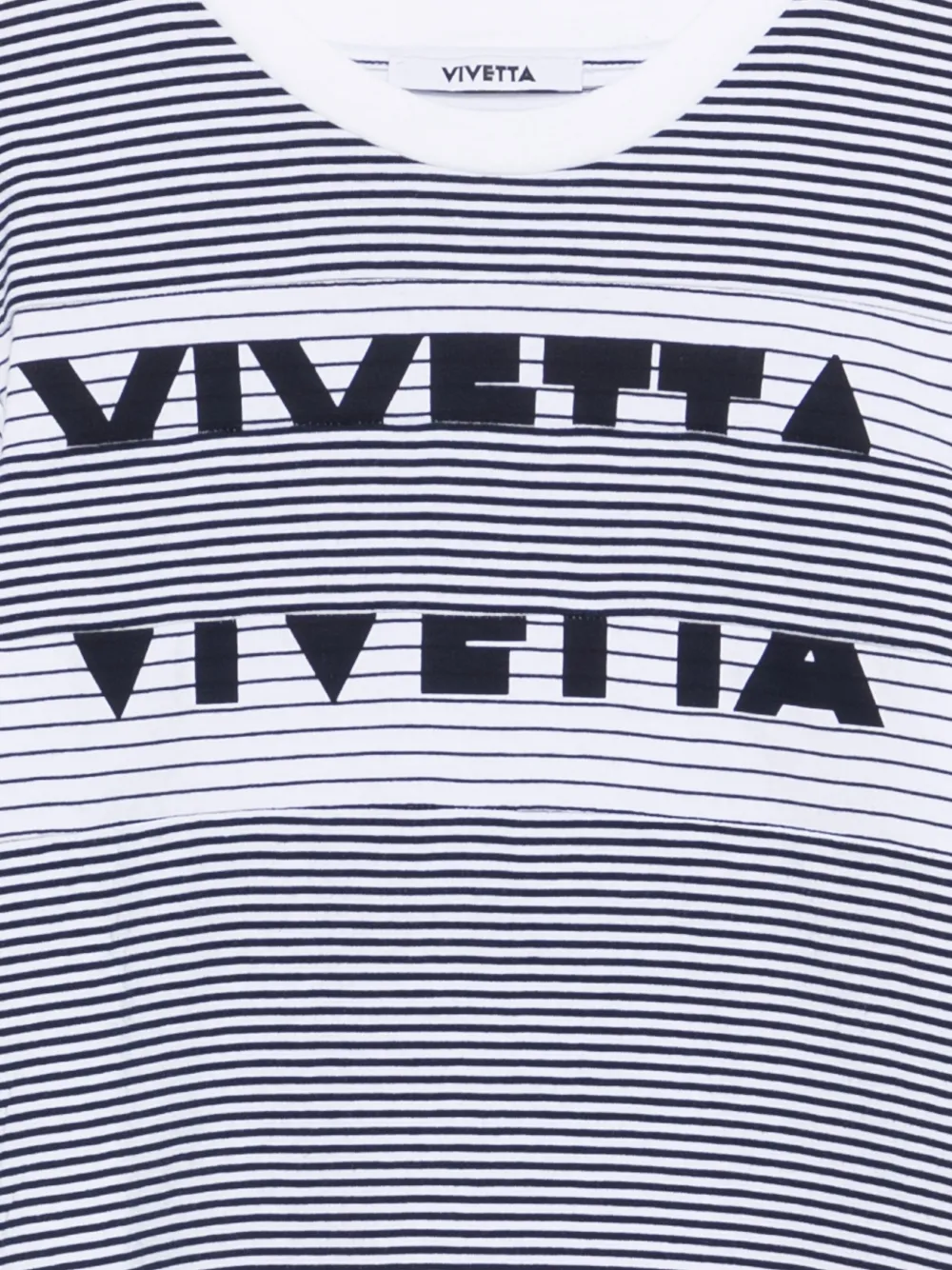  Vivetta Striped T-shirt - White 