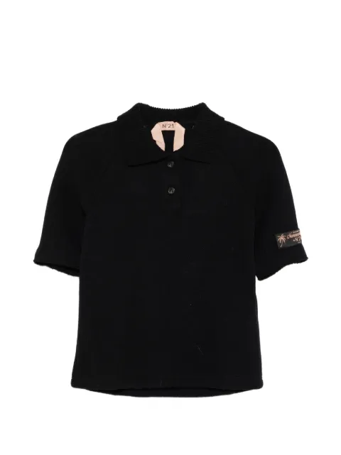 Nº21 playera tipo polo tejida con botones