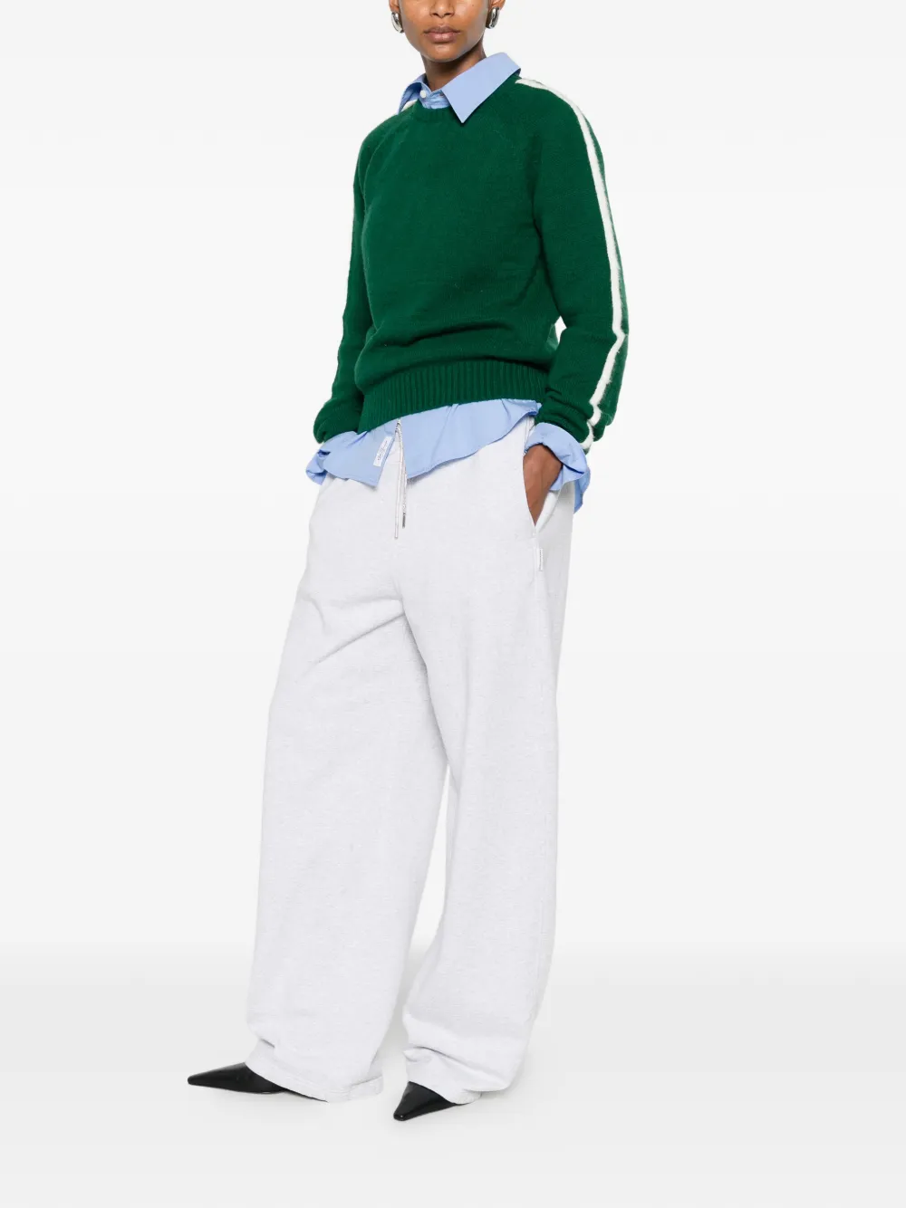  Nº21 Jersey Con Rayas Laterales - Verde 