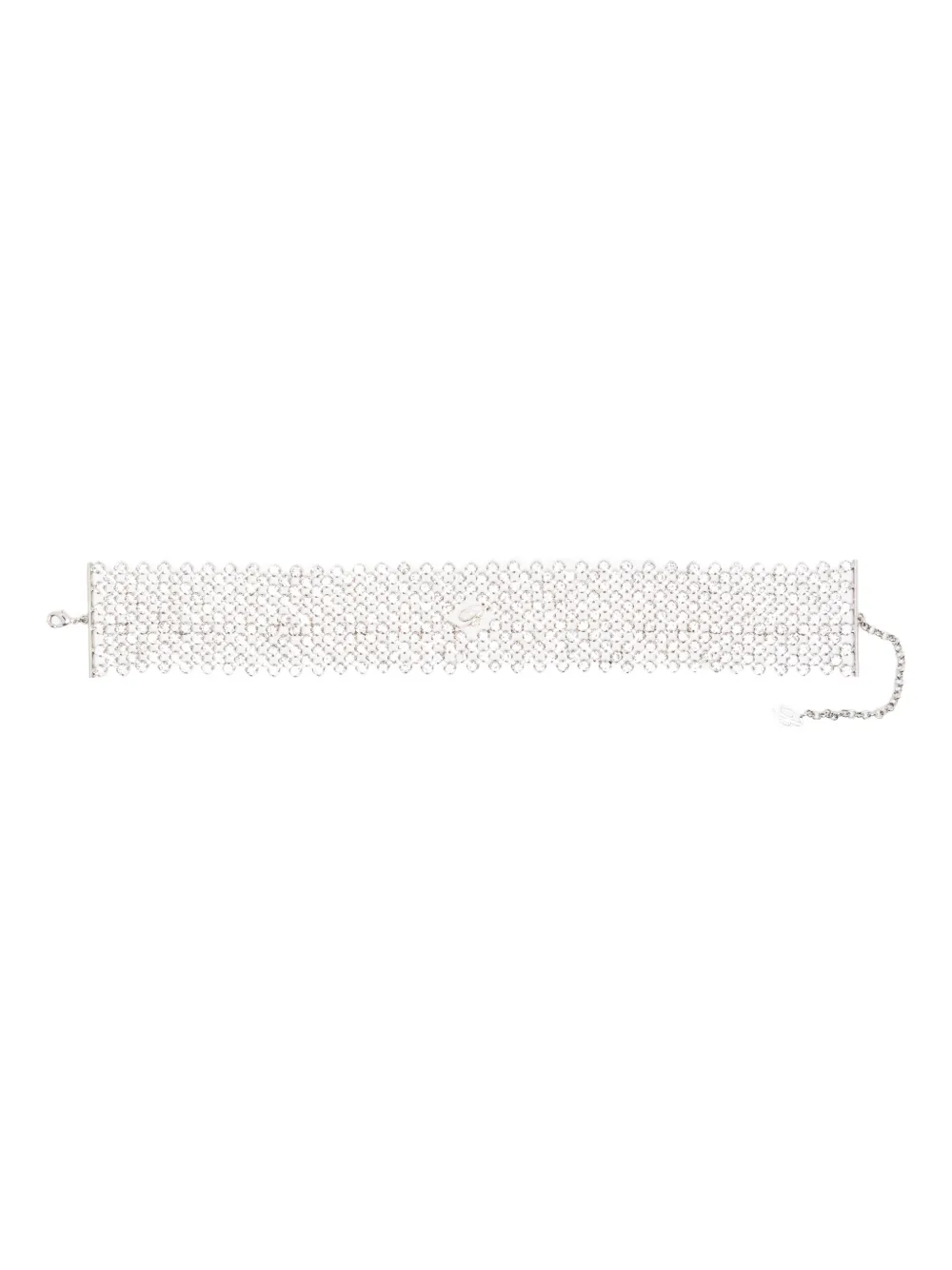 Blumarine rhinestone choker | Silver | Image 1