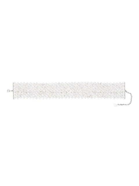 Blumarine rhinestone choker