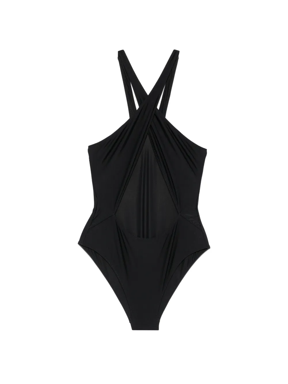 Nº21 ruched halterneck swimsuit - Schwarz