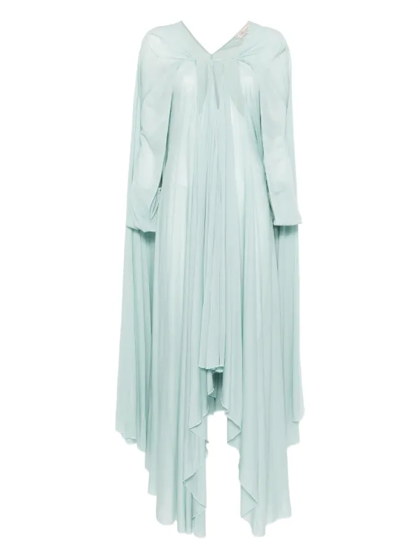 blumarine blue dress Denim maxi dress in blue - Blumarine