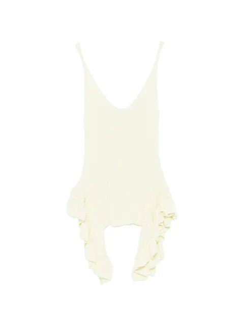Blumarine top con cuello en V