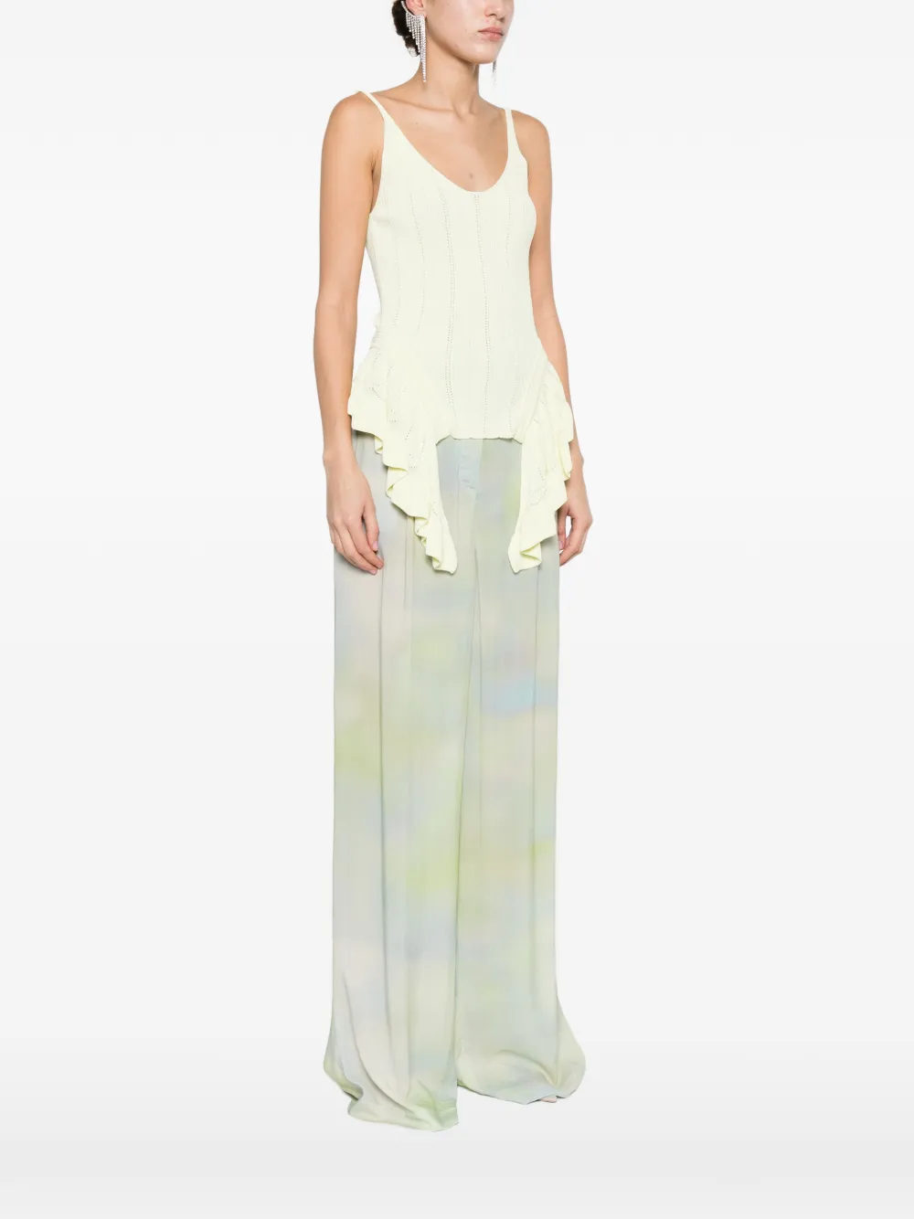  Blumarine V-neck Top - Yellow 