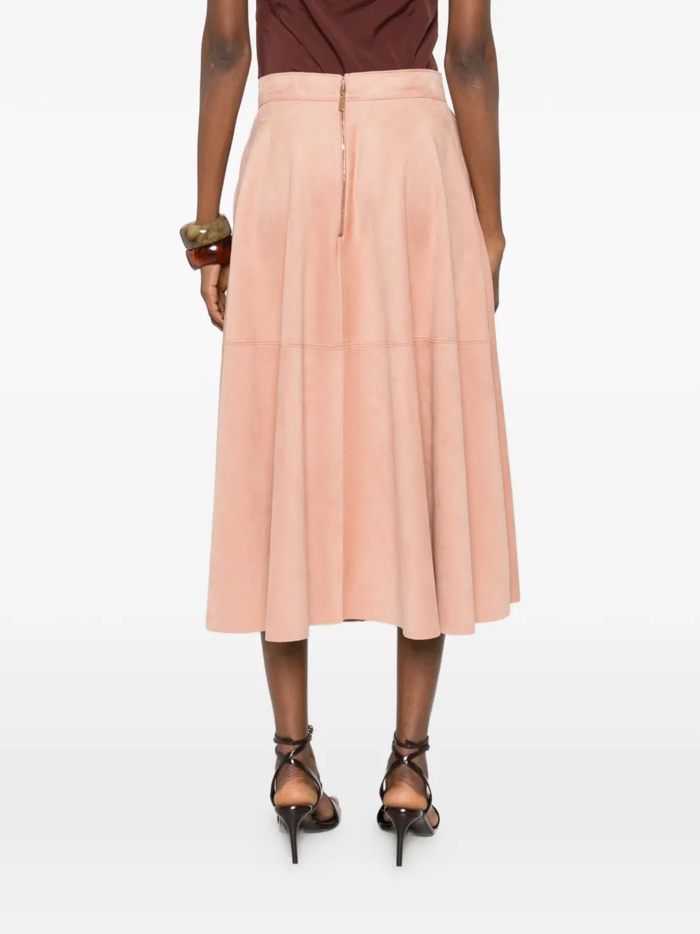 Pink Midi Skirt