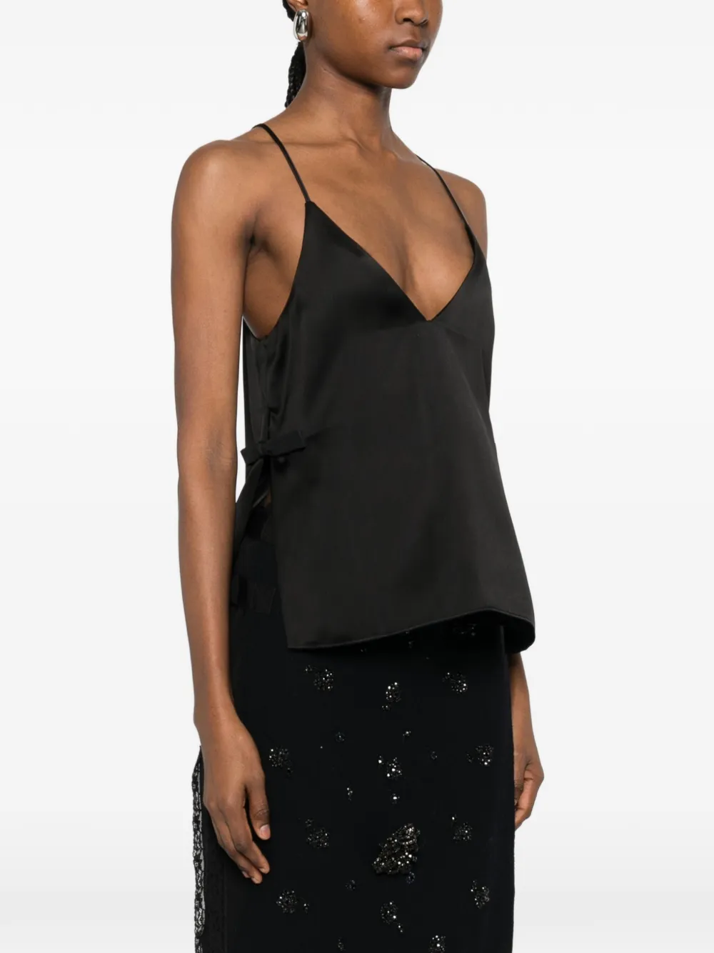  Nº21 Spaghetti-strap Top - Black 