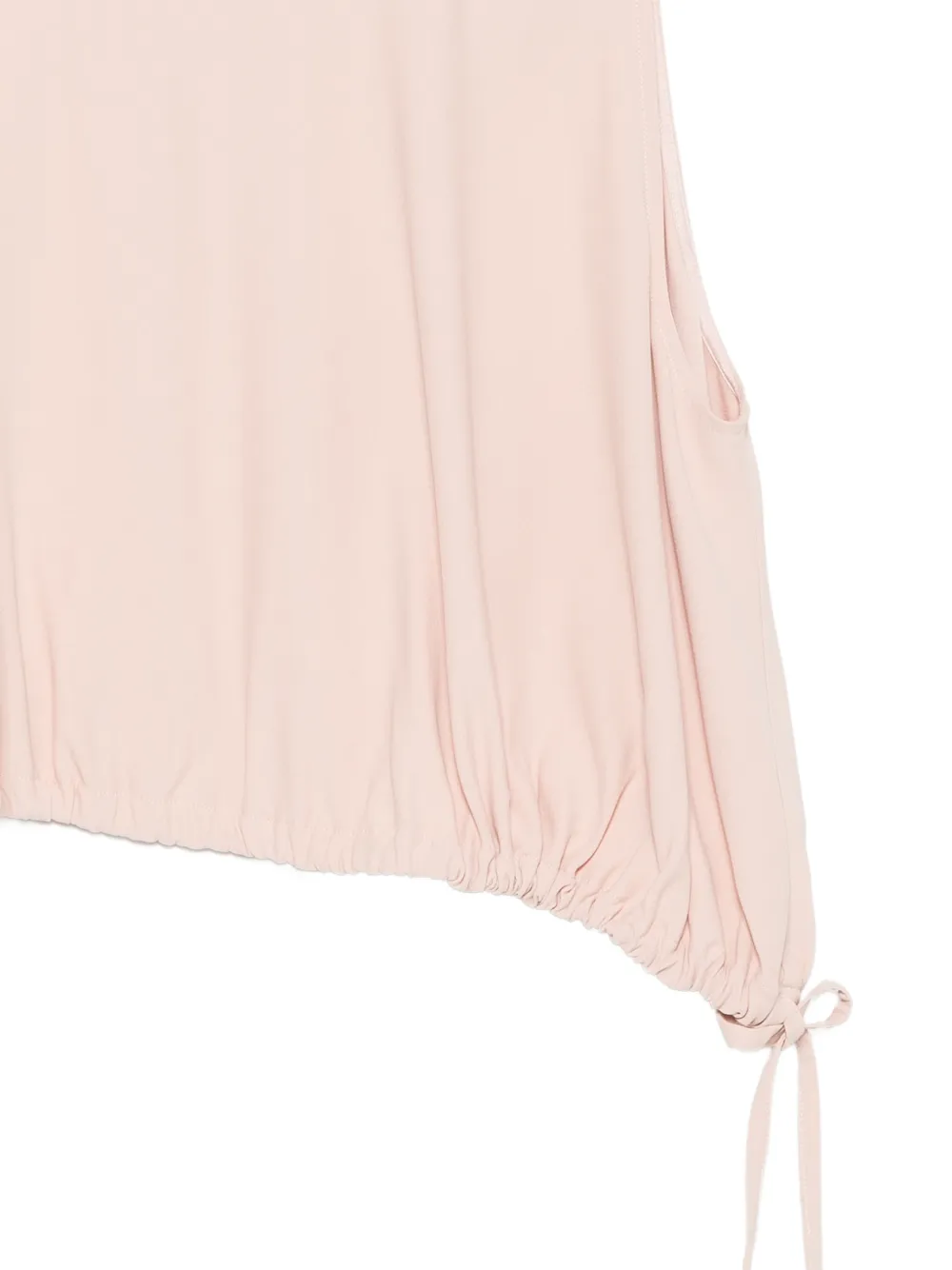 Liviana Conti Mouwloze top met trekkoordzoom Roze