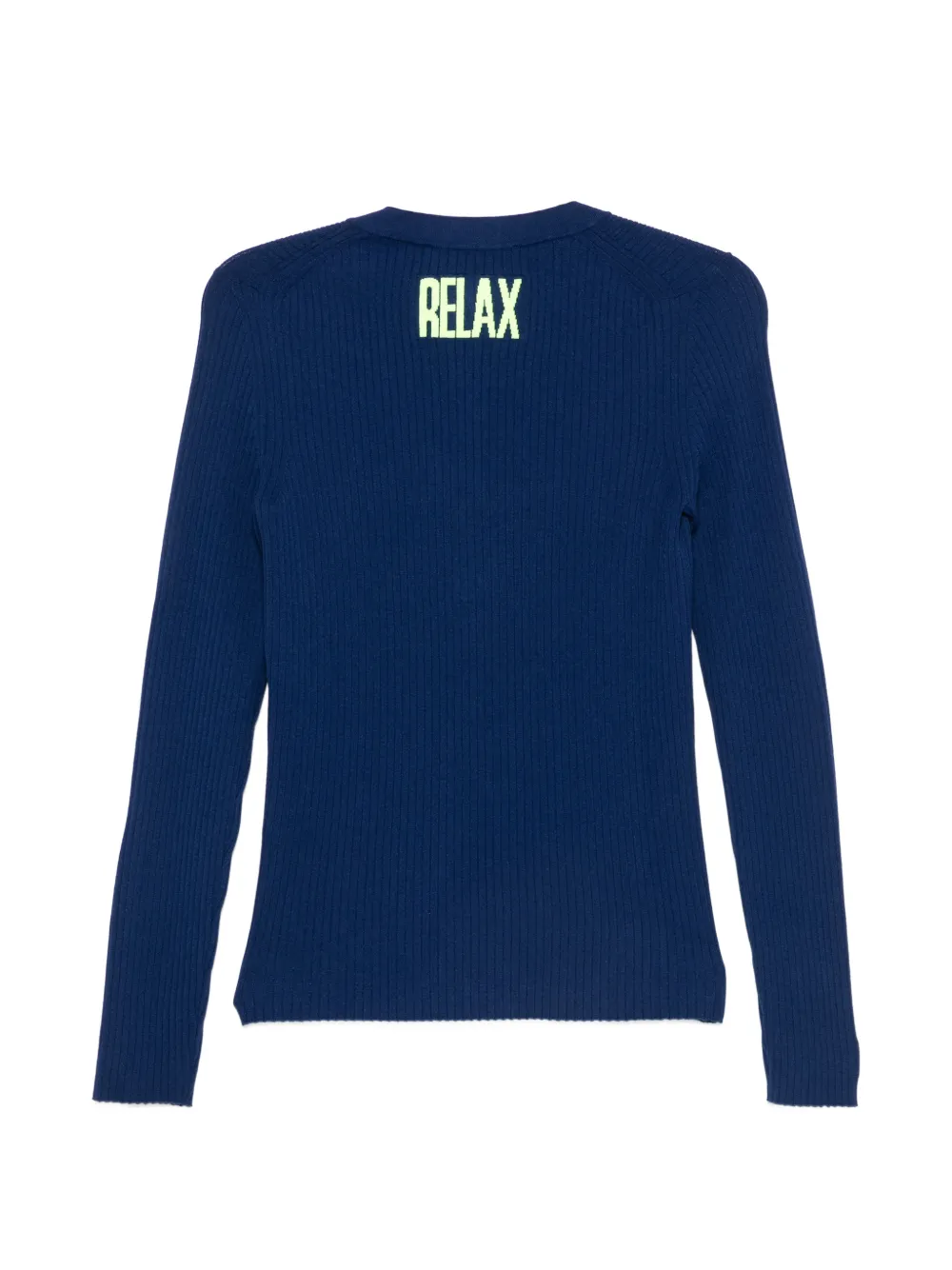 Love Moschino V-neck sweater Blauw