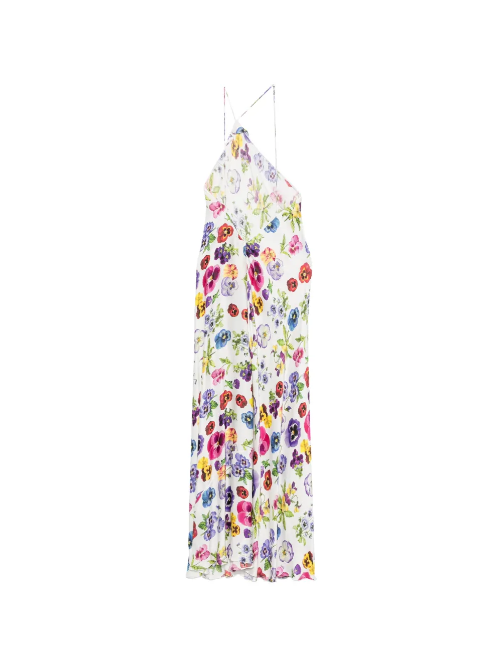 Vivetta Maxi-jurk met bloemenprint Wit