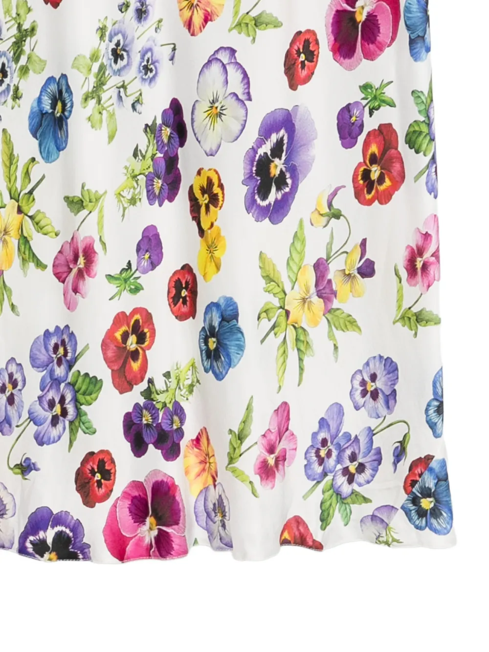 Vivetta Maxi-jurk met bloemenprint Wit