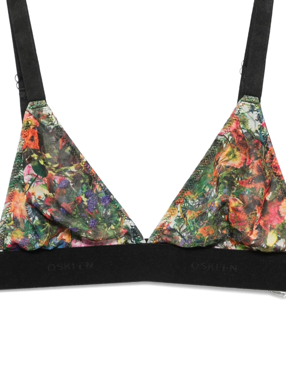  Osklen Conjunto De Lencería Con Estampado Floral - Amarillo 