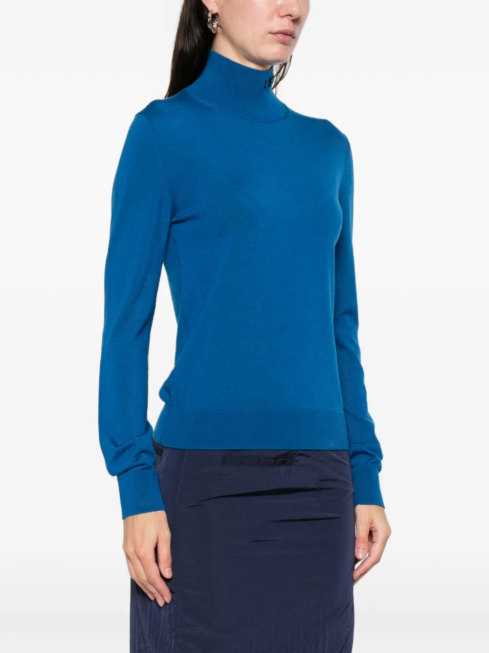 Iceberg High-neck Sweater In Blue