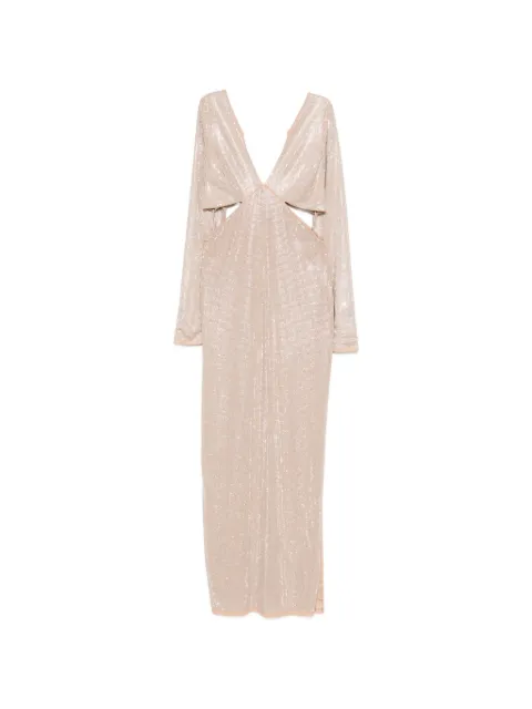 Blugirl cut-out V-neck maxi dress