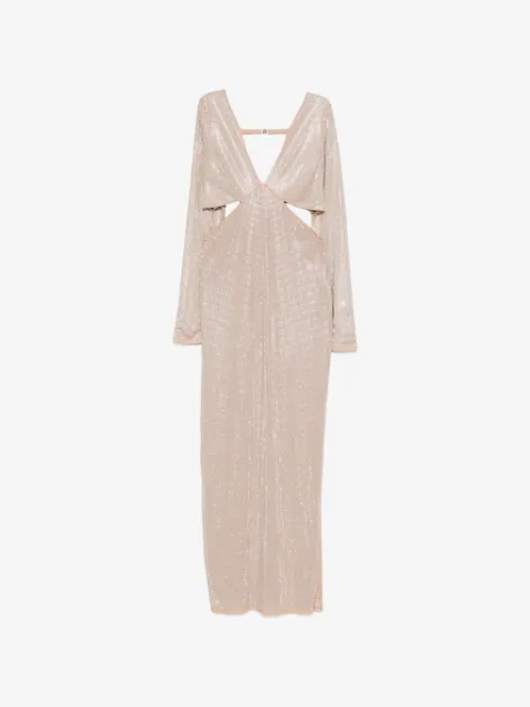 Blugirl robe longue à col v