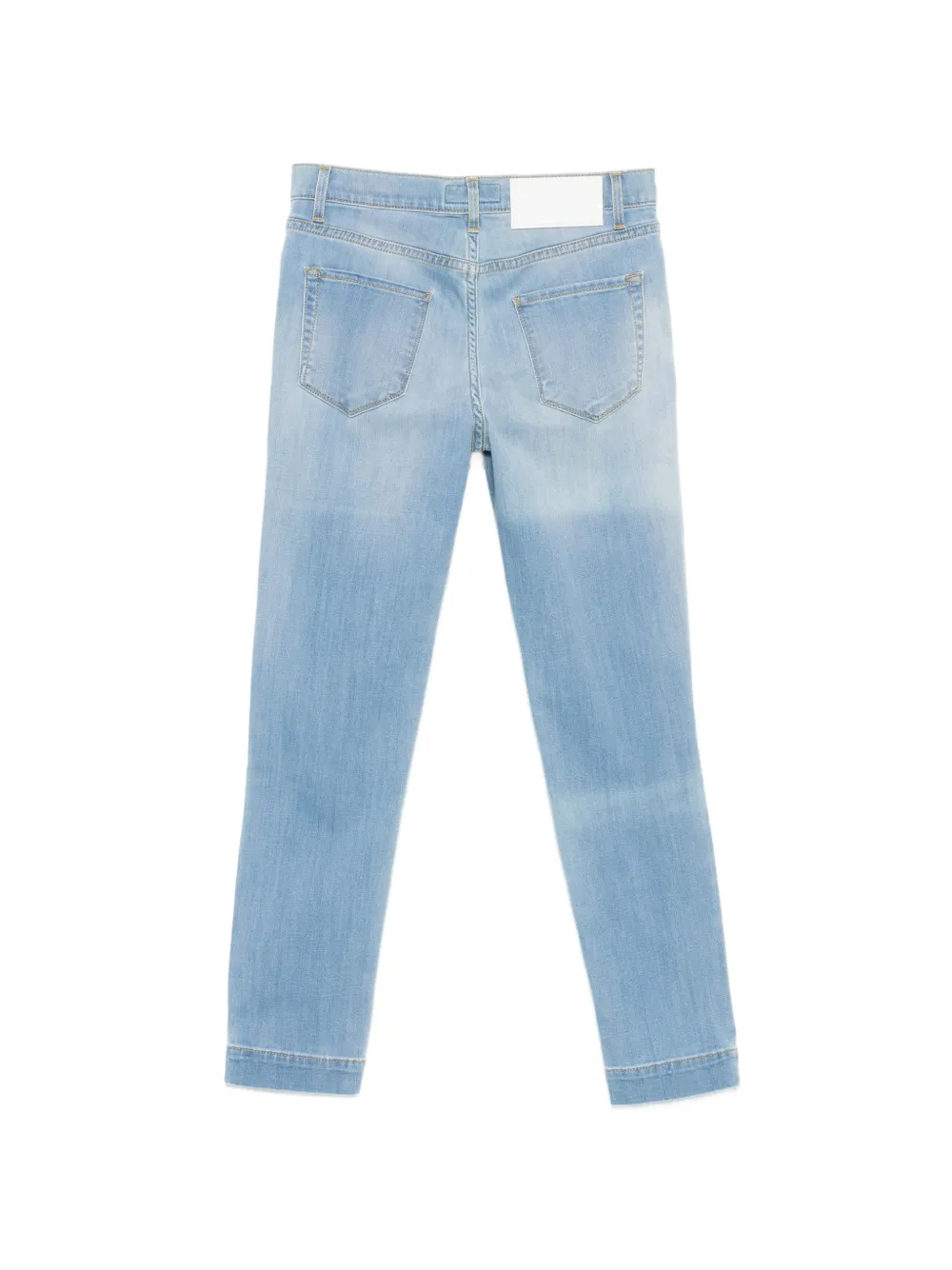 PINKO Sabrina 32 skinny jeans met franje Blauw