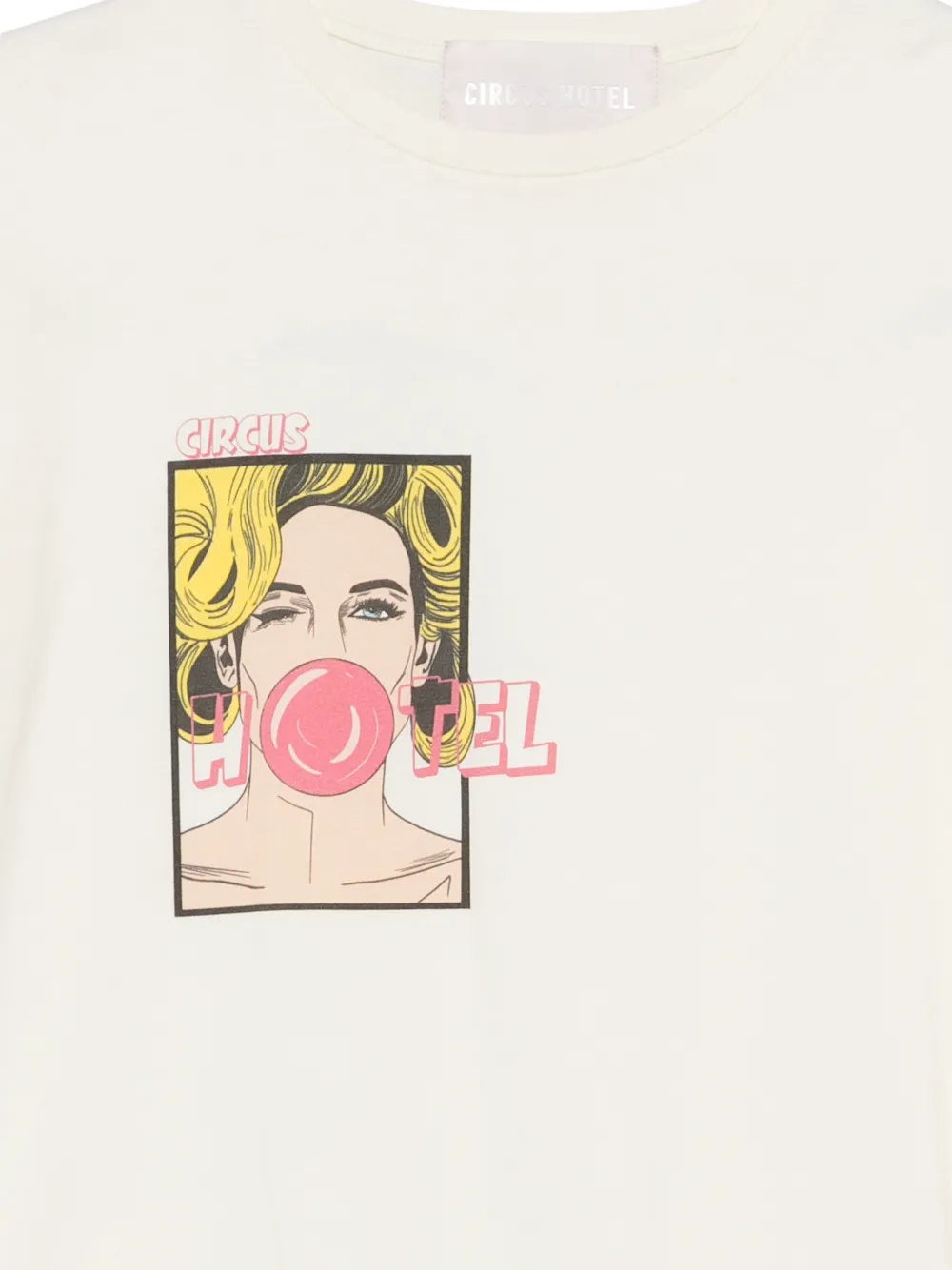  Circus Hotel Graphic-print T-shirt - Neutrals 
