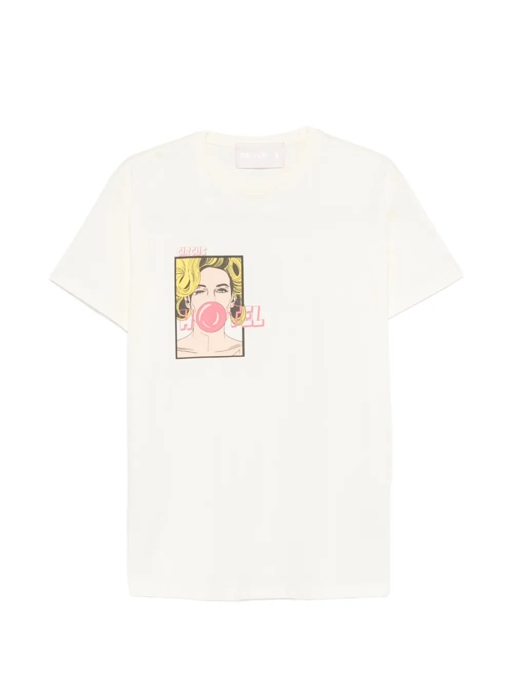 Circus Hotel graphic-print T-shirt - Nude