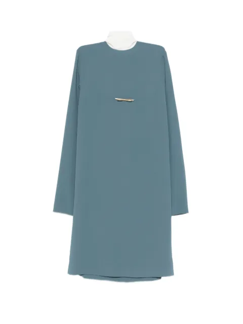 Nº21 bow-appliqué midi dress