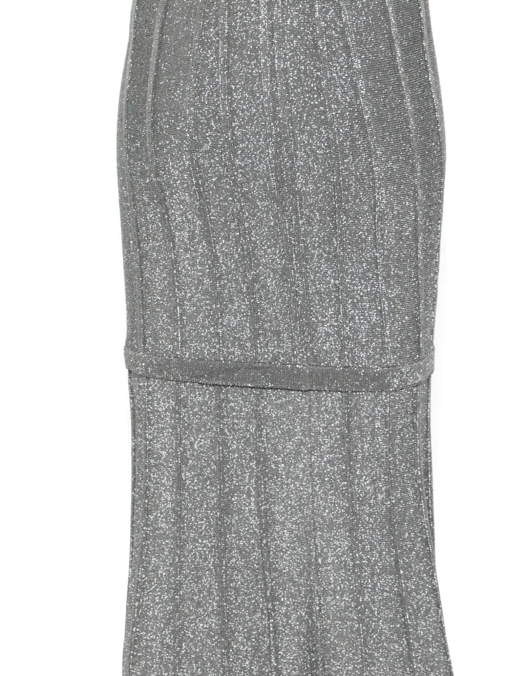V-Neck Openwork Dress