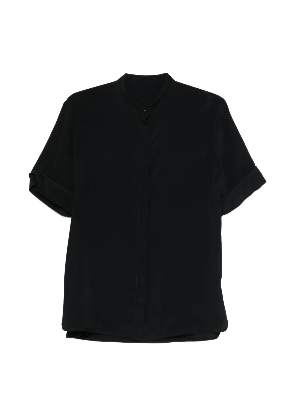 Nº21 Camicia con trama intrecciata - Nero