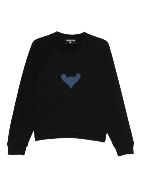 Iceberg heart-embroidered sweatshirt