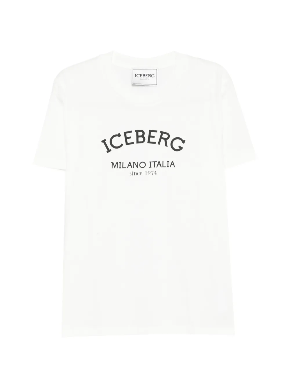 Iceberg logo-print T-shirt - Bianco