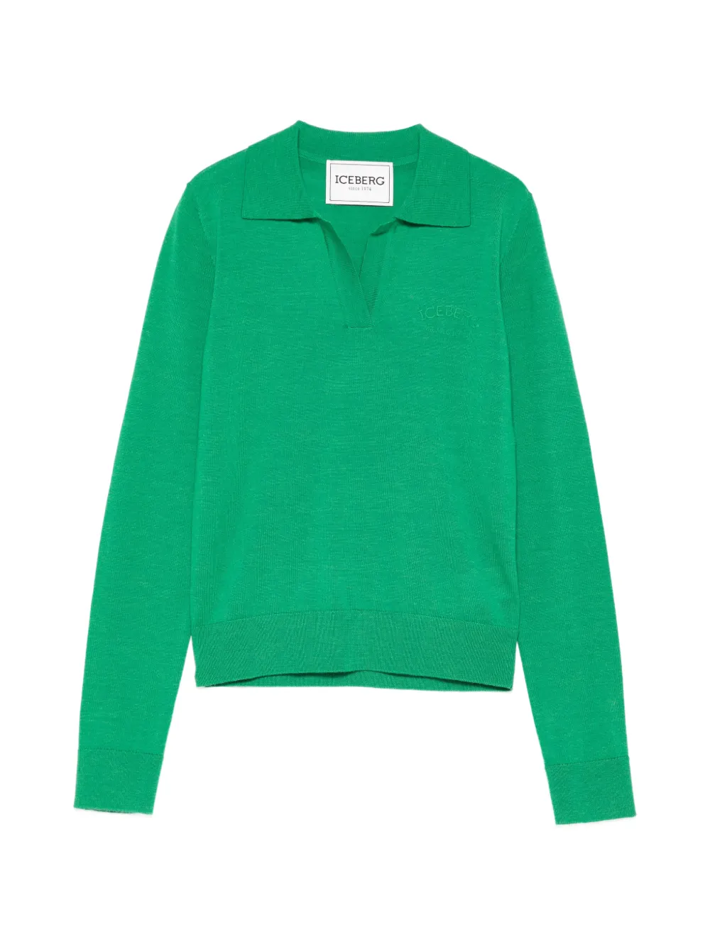 Iceberg V-neck sweater - Verde
