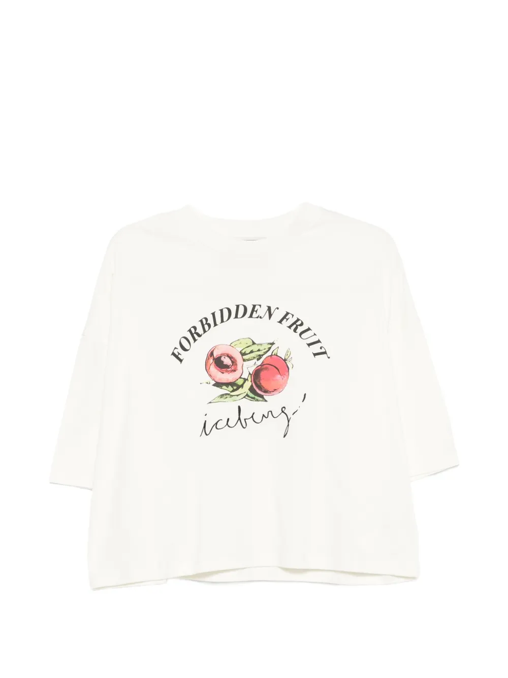 Iceberg T-shirt con stampa - Toni neutri