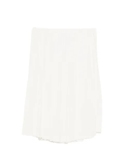 Nº21 — elasticated-waistband pleated skirt